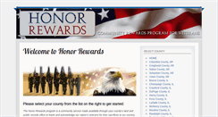 Desktop Screenshot of honorrewards.com